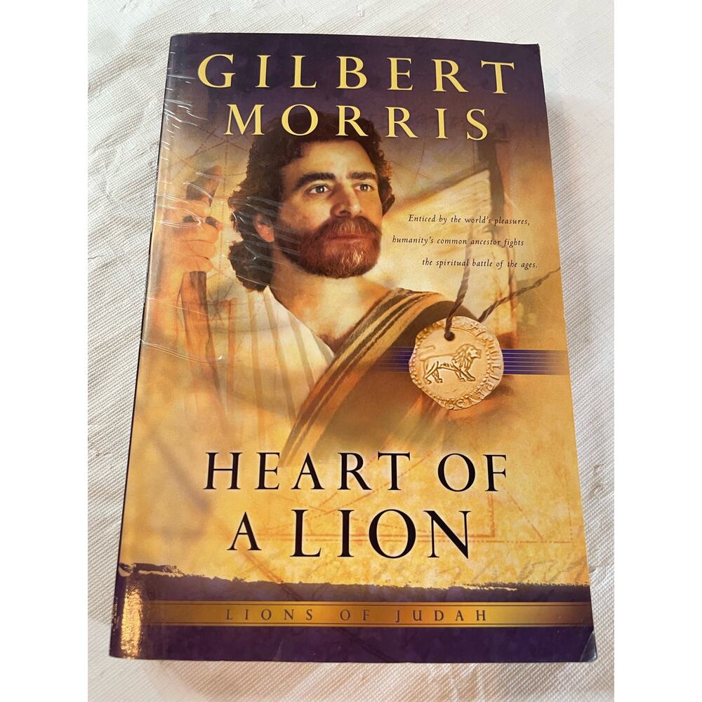 HEART OF A LION Book Gilbert Morris GUC Christian Lions of Judah